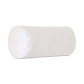 Plankroad Home Décor 6Dx16 Hypoallergenic Luxury 100% Small Feather Round Bolster Pillow Insert, 100% Cambric Cotton Shell, Never Vacuum-Packed, Odorless, Made in USA