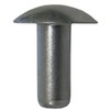 3/32 Diameter X 3/8" Length, Solid 1100F Aluminum Brazier Head