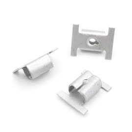 VVO Fasteners Metal Underbody Shields and Insulation Panel Fastener Clip, Silver (Pack of 10)