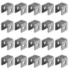 heneng 20 Pcs U Shaped Bracket for 1" Panel or