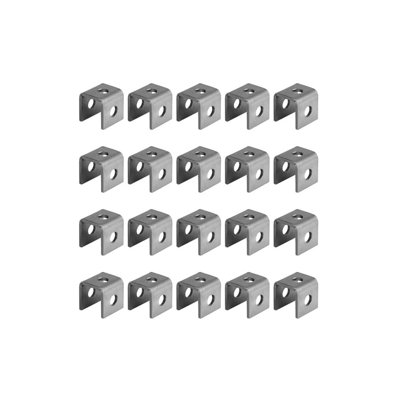 heneng 20 Pcs U Shaped Bracket for 1" Panel or