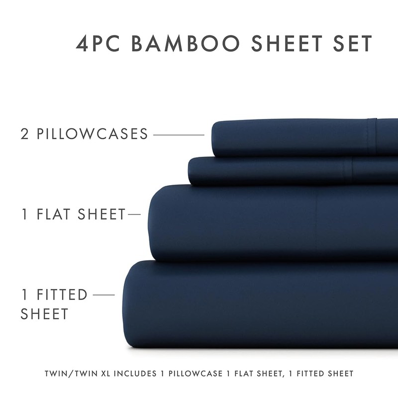 Linen Market - Queen Sheets - Cooling Bed Sheets Set