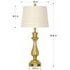 luxeflow Modern Gold Table Lamps Set of 2 for Living