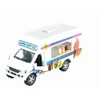 KiNSFUN Ice Cream Truck Die Cast Metal Toy w/Pullback Action