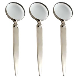Liards Nickel 7 1/2" Letter Opener with Magnifying Glass. - Set of 3
