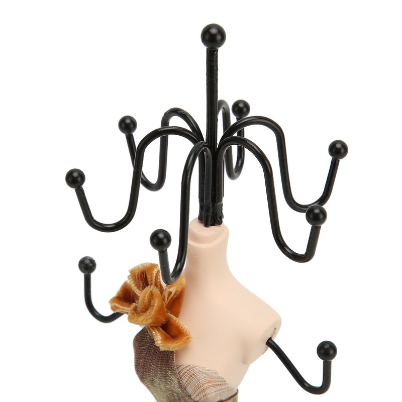 Jewelry Display Stand Ring Necklace Holder Model Figurine Home Decoration