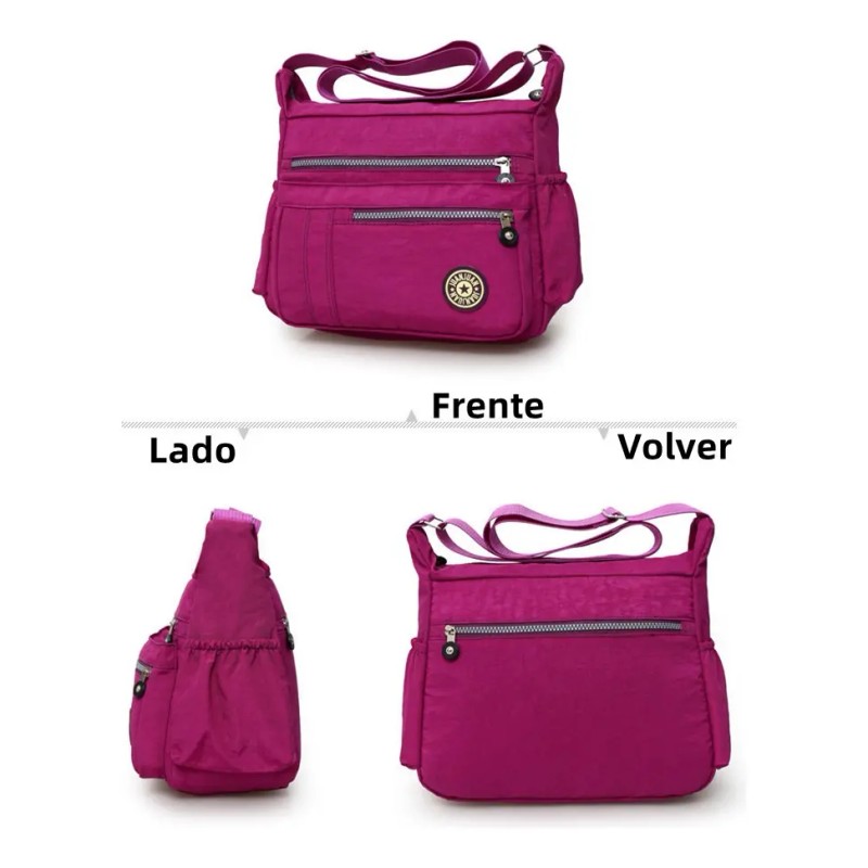 Bolsa Impermeable Dama Bolsa Cruzada Mujer Casual Bolsas