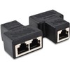 BUBUCAM 2 Pack RJ45 Splitter Coupler Adapter Network LAN ETHERNET