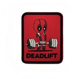 Deadlift Fitness Aufnäher Moral Patches Klett Stickerei Klettverschluss Für Taktische Kleidung Rucksack Baseballkappe Uniform Weste Hundegeschirr