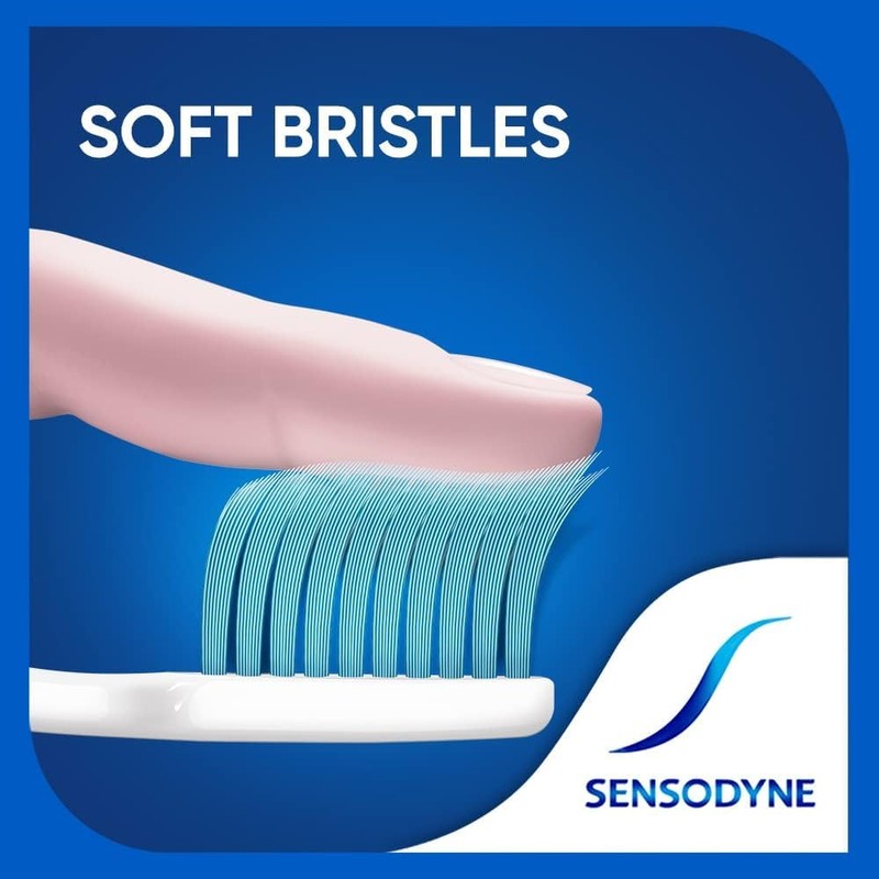 Sensodyne Sensitive Toothbrush Soft Sensitive Teeth, 3 Count (Pack of
