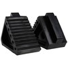 MAXXHAUL 70472 Solid Rubber Heavy Duty Black Wheel Chock 2-Pack,