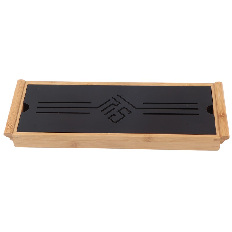 Bamboo Tea Tray Cup Plate Traditional Chinese Style Serving Tray