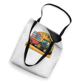 Back To School Tractor Farm Boys Tote Bag