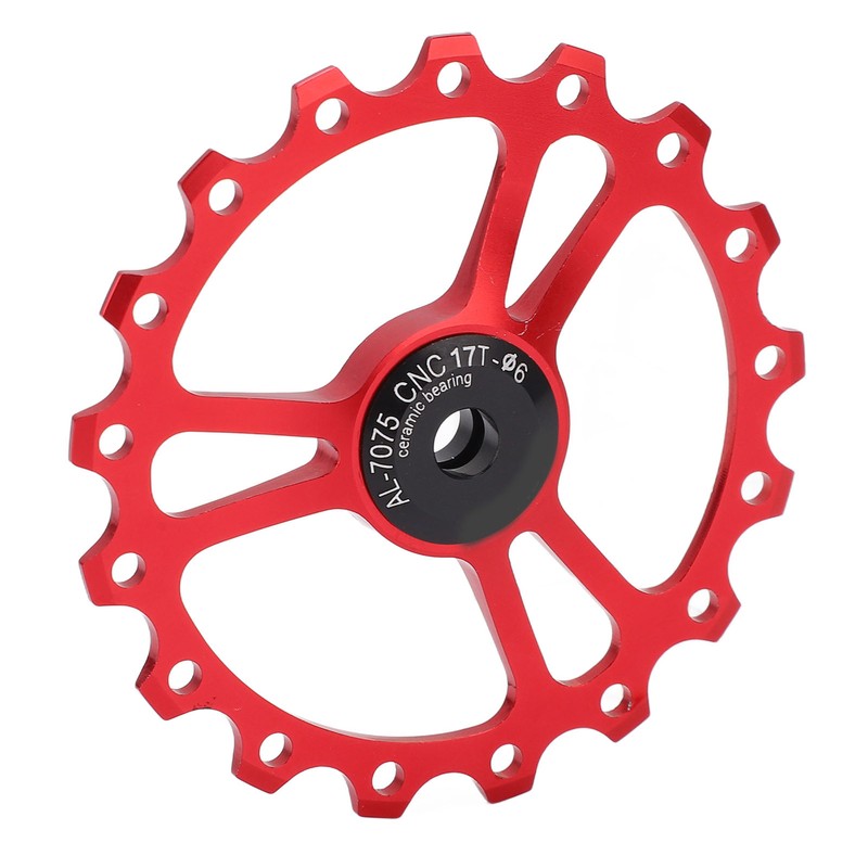 MEIJUN 17T Ceramic Rear Derailleur Guide Wheel Aluminum Alloy Rear