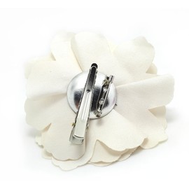 Meil Liwish Camellia Flower Hair Clip Hairpin (A74) Cream