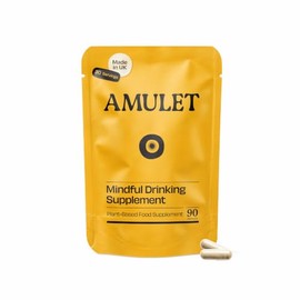 Amulet Alcohol Suppressant Tablets for Cravings & Moderation Support – Reduce the Urge to Over-Pour – Anti Alcohol Supplement & Sobriety Aid with Kudzu Root, NAC & Liver Detox Support – 30 Day Supply
