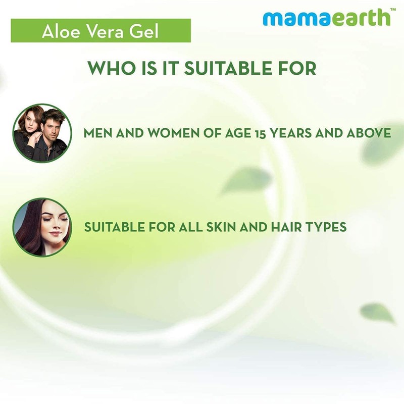 Mamaearth Aloe Vera Gel with Pure Aloe Vera & Vitamin