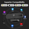 VIZOLINK V21 Webcam 4K, Ultra HD Webcam with Microphone, Speaker,
