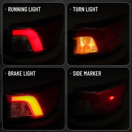 FIONE LED Tail Light Assembly Compatible with Ford Escape 2020 2021 2022 2023 Outer Taillight Rear Brake Light Right Passenger Side RH LJ6Z13404