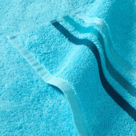 Schiesser Terry Guest Towel Skyline Colour Set of 5 | 100% Cotton from Sustainable Production | Absorbent, Soft, Colourfast | 30 x 50 cm | Turquoise