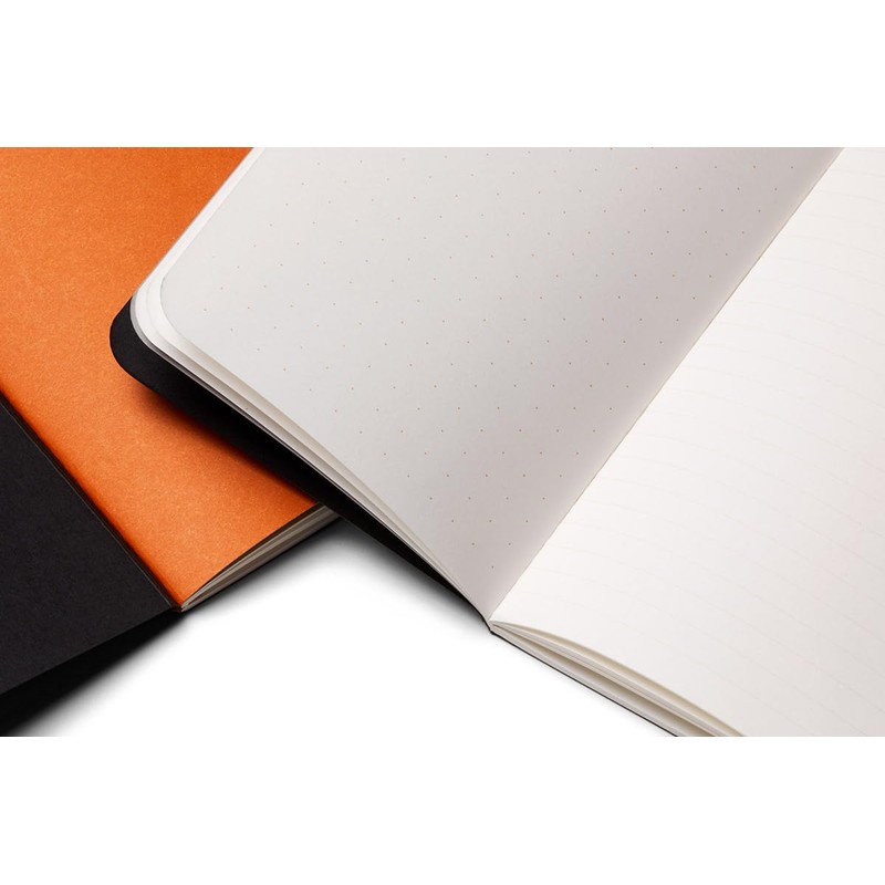 Bellroy Notebook Cover (Leather Folio for Notebook) - Black