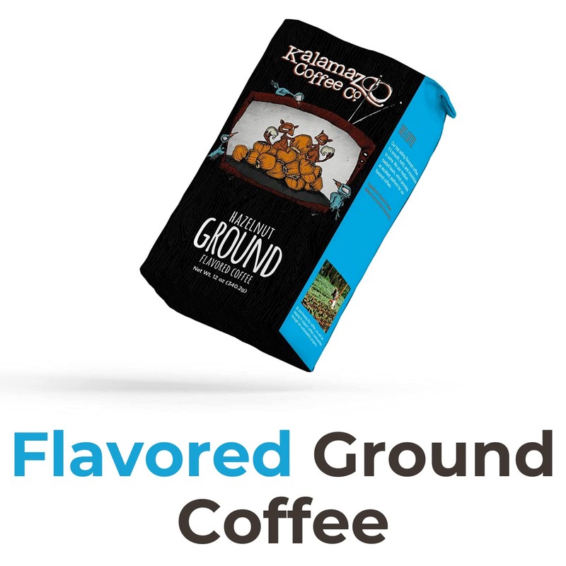 KALAMAZOO COFFEE COMPANY Hazlenut Ground Coffee - Filbert Hills Flavored