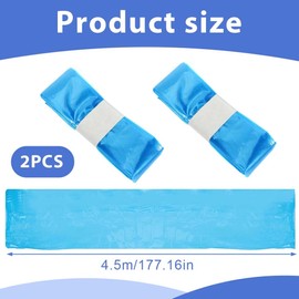 Pack of 2 Nappy Bin Refill Cassettes, Compatible with Angelcare Nappy Bin and Litter Locker II and Angelcare Refill Cassettes and Spross Refill Cassettes