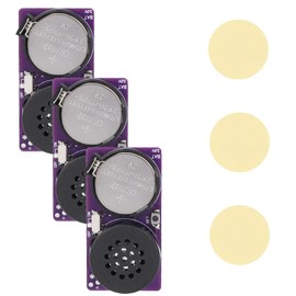 BTFO 3pcs Screaming Goat Prank Noise Maker with 16 Sounds, Hidden Sound Prank Annoying Beeping Device Gag for Adults Kids Home School Party (Purple)