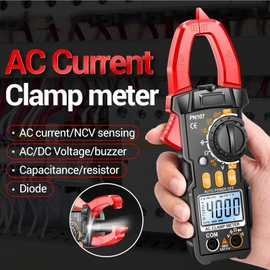 Digital Clamp Meter 600A AC DC Multimeter Tester 5999 Count for Electrical Work, HVAC, Automotive with Flashlight, Backlit Display and NCV Indication for Professionals