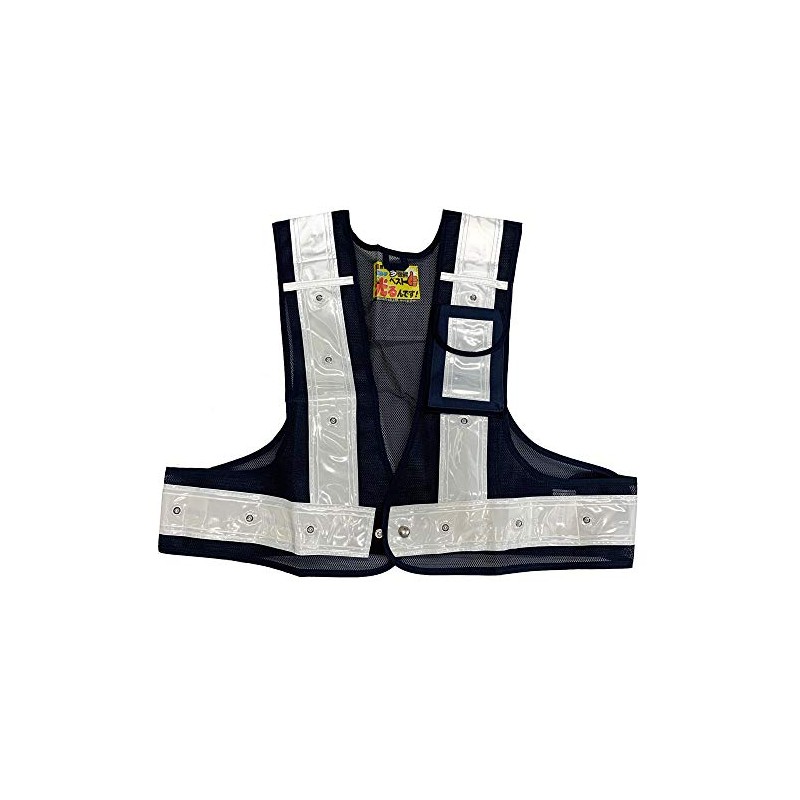 Mizukei 3012712 Yusukatsu Multi-functional Safety Vest, Light Up! Short Length