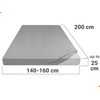 npluseins Classic Jersey Fitted Sheet - 100% Cotton 159.192, 140-160