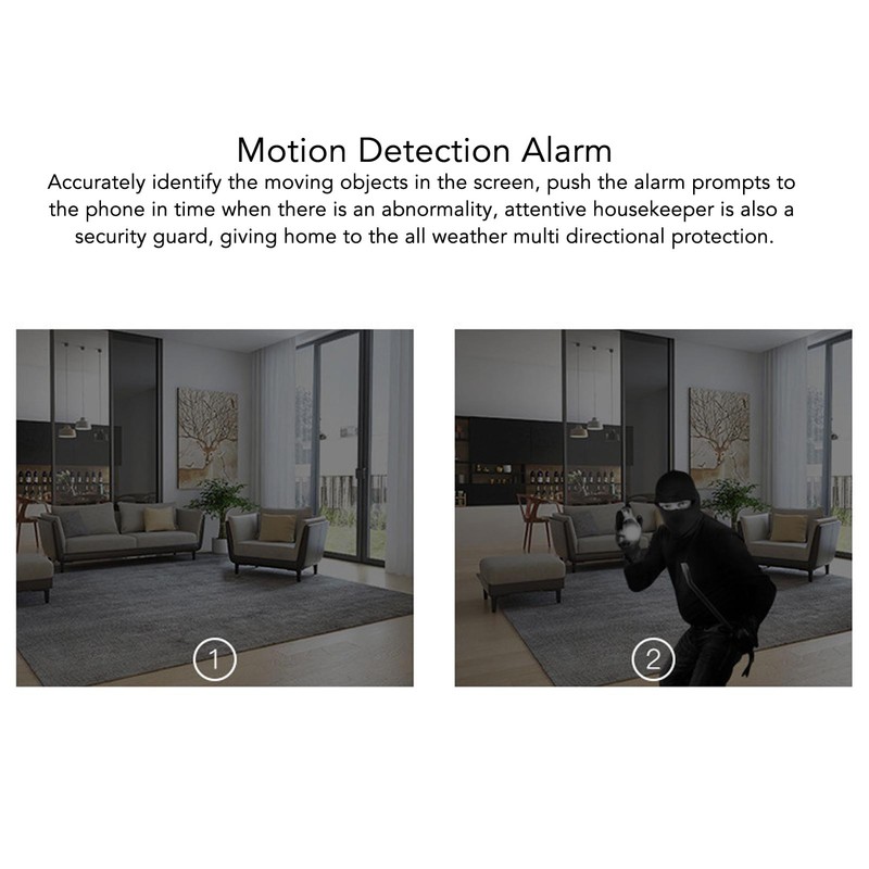 HD WiFi Camera 1080P Home Phone APP Remote Night Vision