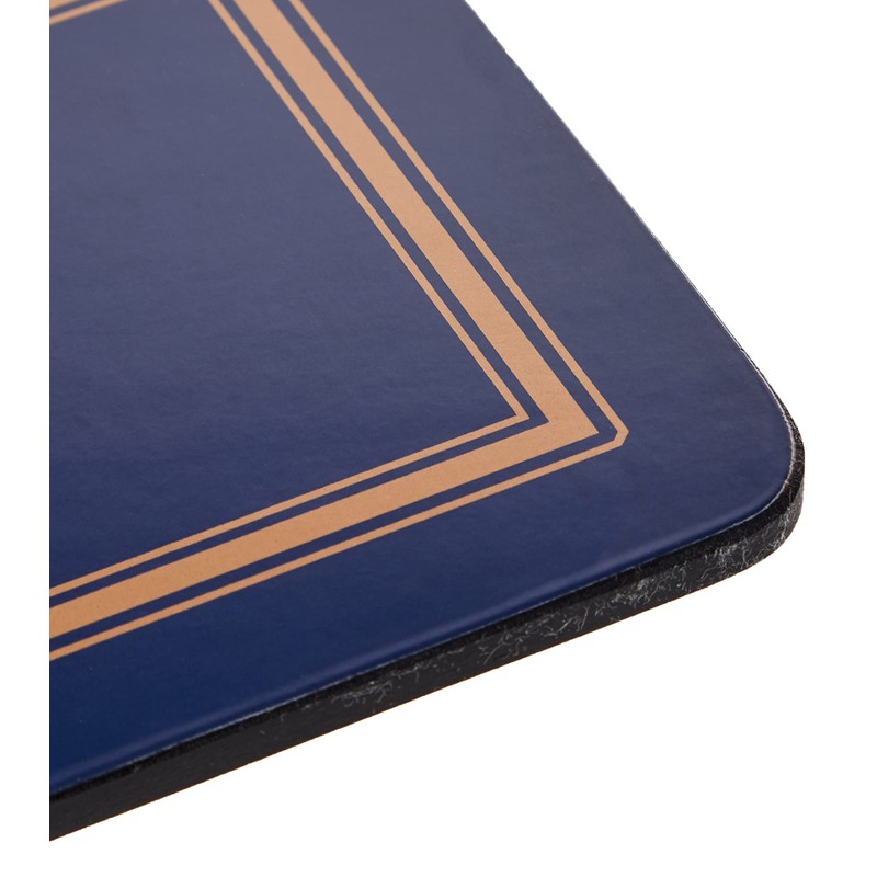 Pimpernel Classic Midnight Coasters, Set of 6,Multi Coloured,10.5 x 10.5