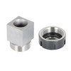 ER-40 Square Hex Collet Block Chuck Holder for CNC Lathe