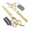 7.0 Inches Professional hair cutting thinning scissors set with razor