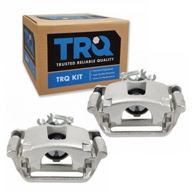 TRQ Rear Brake Caliper Set Compatible with 2012-2016 Chrysler Town & Country 2012-2018 Dodge Grand Caravan 2013-2015 Ram C/V
