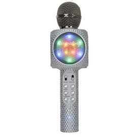 Wireless Express - Sing-Along Bling Bluetooth Karaoke Microphone and Bluetooth Stereo Speaker All-in-One … (Bling)