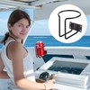 Stainless Steel Ring Shaped Boat Cup Drink Holder with Screws,