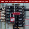 Patioer Circuit Breaker Lockout Kit with Loto Lock, Lockout Tagout