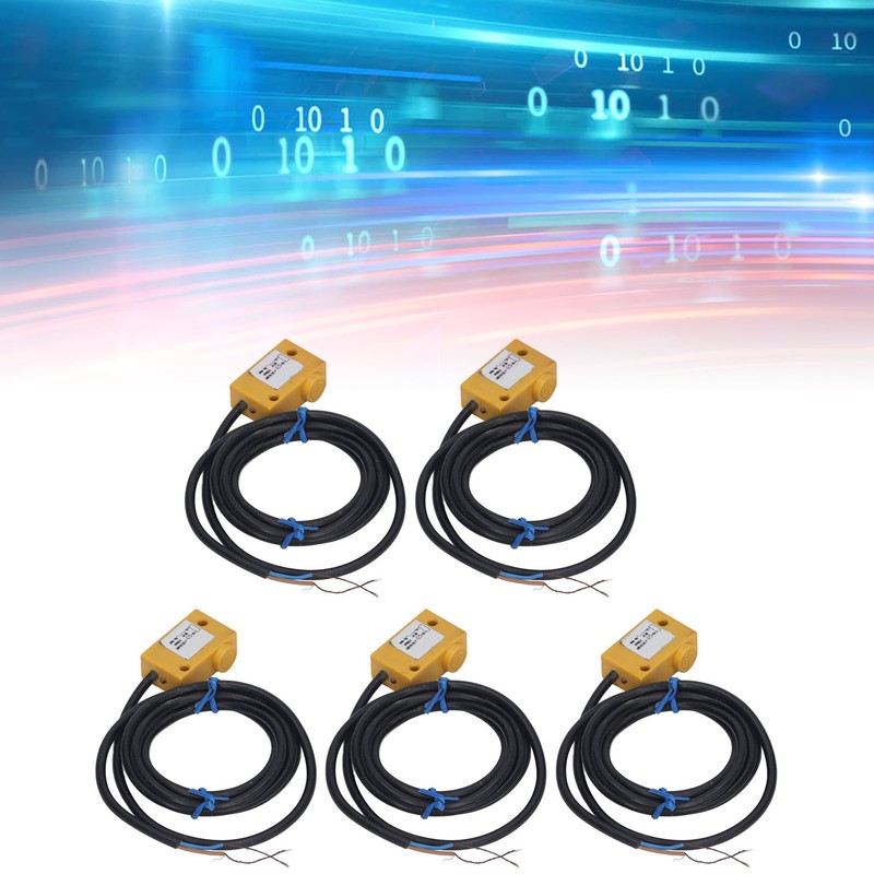 5PCS Inductive Proximity Switch 2 Lines Normally Open IP65 ABS