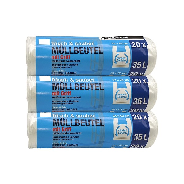 Premium Edition Bin Liners - Particularly Tear-Resistant and Waterproof -