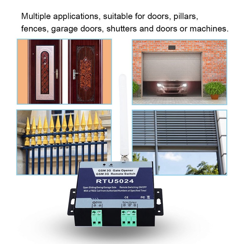 GSM Door Gate Opener Access Alarm System Remote On/Off Switch