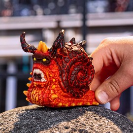 schleich ELDRADOR Creatures | Lumaca di Lava 70851 | Figura mostruosa dettagliata da Collezione e Gioco | Regalo per Bambini dai 7 Anni | 8 x 5 x 7 cm
