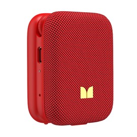 MONSTER MS62130 Wearable Portable Bluetooth Speaker [Atmic/Blaster Atom MS62130] 3 Colors (Red)