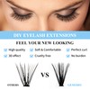 Eyelashes, Single DIY Cluster Eyelashes, 10D, 20D, 30D, 40D, 0.07