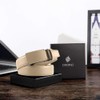 DOOPAI Leather Ratchet Belts for Men, Ratchet Dress Belts Men