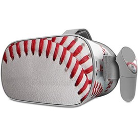 Decal Style Skin Wrap Compatible with Oculus Go Headset - Baseball (Oculus NOT Included)