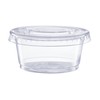 GUSTO [2 oz.-100] Count Clear Disposable Plastic Portion Cups with