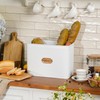 HOME PALETTE Extra Large Bread Box for Kitchen Countertop Corner