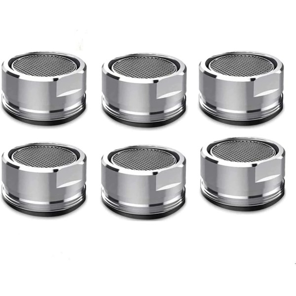 XUKEKOY 6 Pack Faucet Aerator 2.2 GPM Bathroom Sink Regular